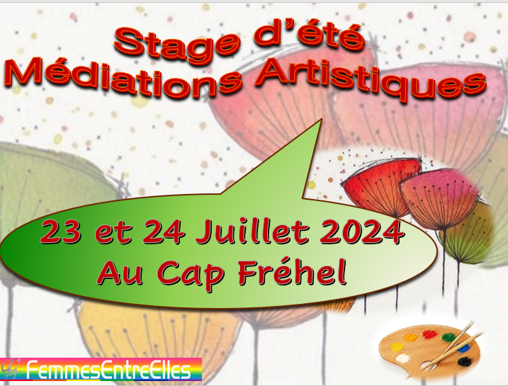 Stage d'été FEE Médiations artistiques 23-24 Juillet 2024 au Cap Fréhel avec Marie-Anne
